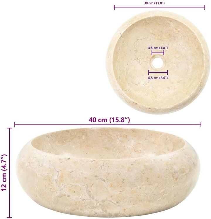 vidaXL Waschbecken Waschplatz Waschtisch Aufsatzwaschbecken Waschschale Handwaschbecken Aufsatzbecke