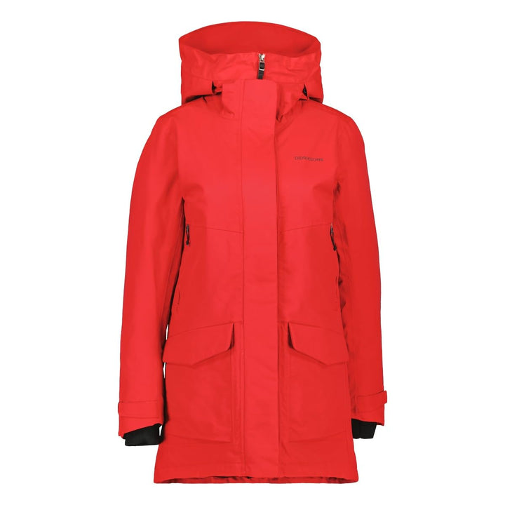 Didriksons Frida Damen Parka 7 34 Pomme Red, 34 Pomme Red