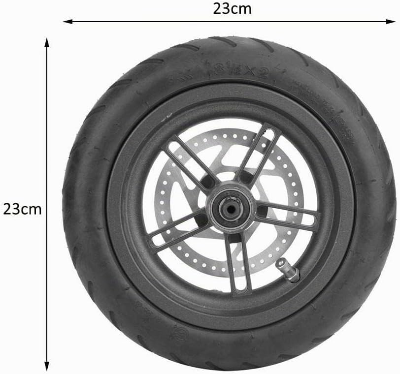 VOBOR Scheibenbremse Reifen mit Nabe und Bremsscheibe M365 Elektroroller Hinterreifen Ersatzräder Lu