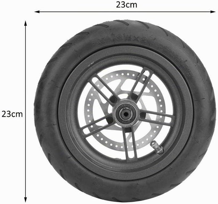 VOBOR Scheibenbremse Reifen mit Nabe und Bremsscheibe M365 Elektroroller Hinterreifen Ersatzräder Lu