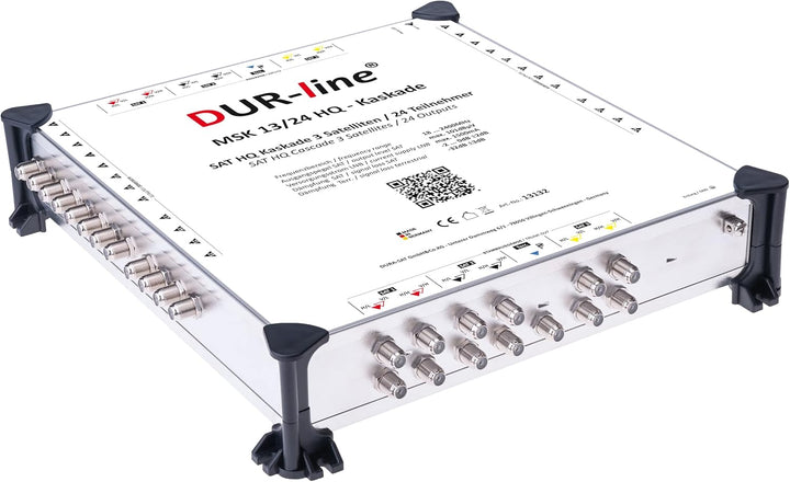 DUR-line MSK 13/24 HQ Multischalter-Kaskade - Für 3 Satelliten und 24 Teilnehmern/TV (erweiterbar) -