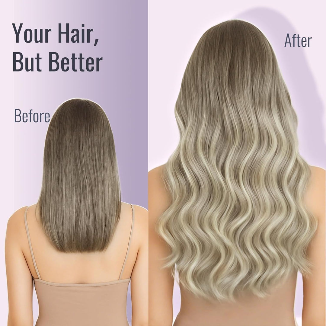 Fshine Tape in Extensions Echthaar 30cm 30g 20 Stücke Haarverlängerung Echthaar Tape in Extensions B