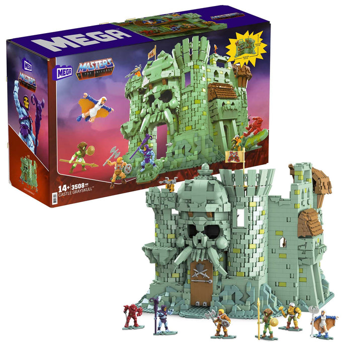 MEGA Construx GGJ67 - Masters of the Universe Castle Grayskull Bauset mit 3508 Bausteinen ab 14 Jahr