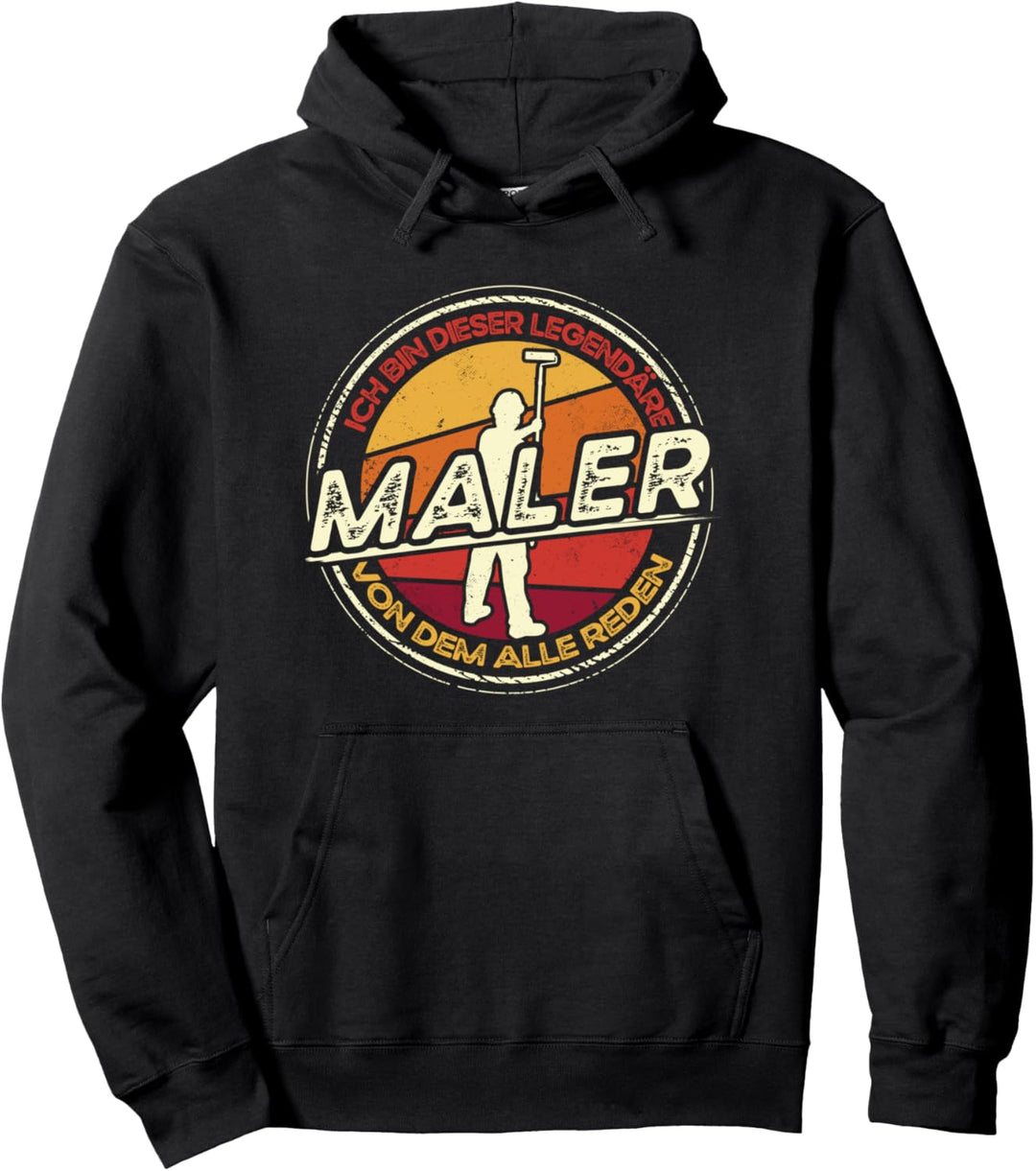 Lustiger Spruch Lackierer Malermeister Maler Pullover Hoodie