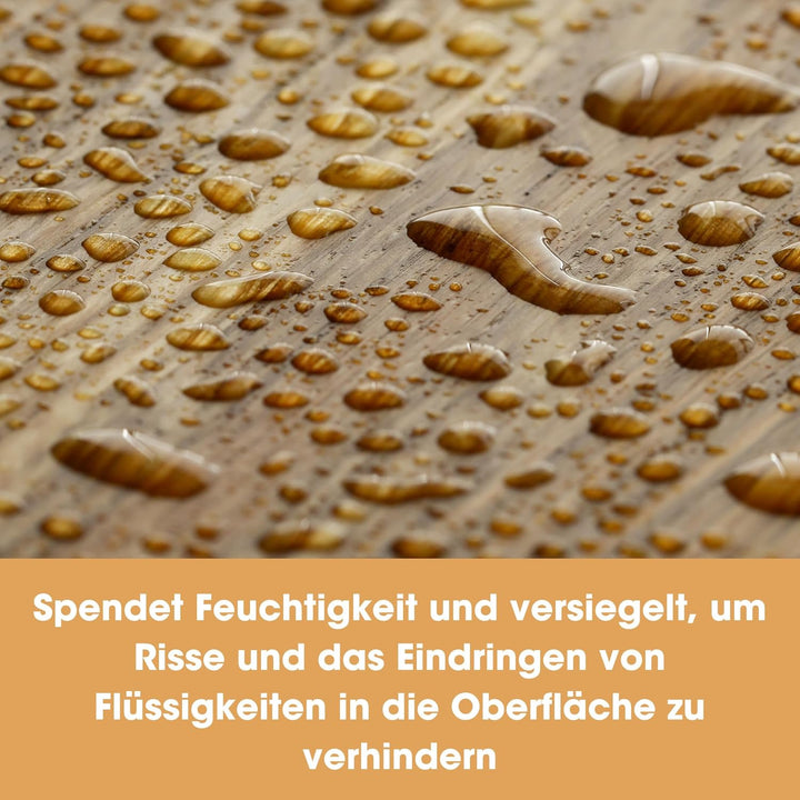 Furniture Clinic -Schneidebrett-Pflegeset, zum Reinigen, Pflegen und Schützen - Enthält: 250 ml Schn