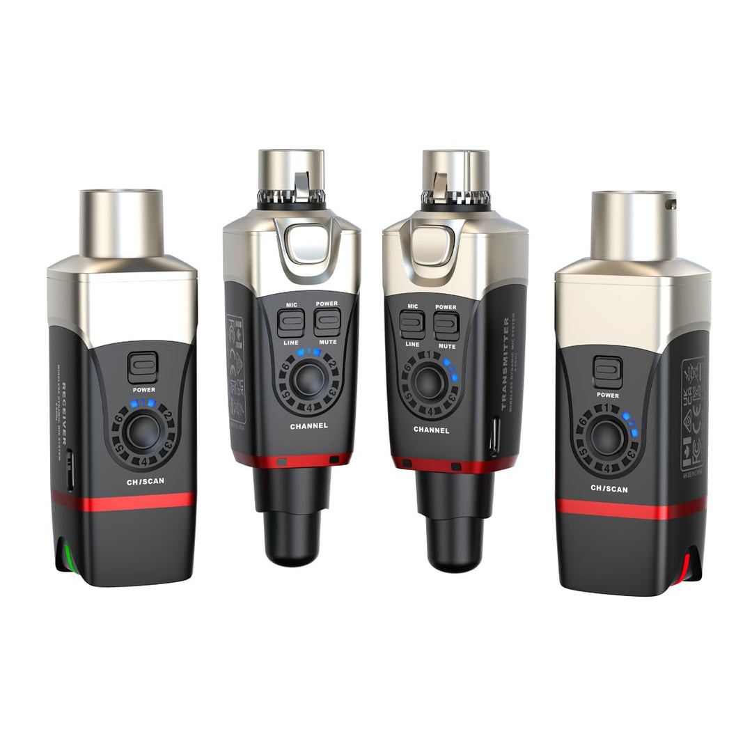 XVive U35D Dual Wireless System – 5,8GHz Funkset für PA‑ & DJ‑Systeme, 2× Sender & 2× Empfänger