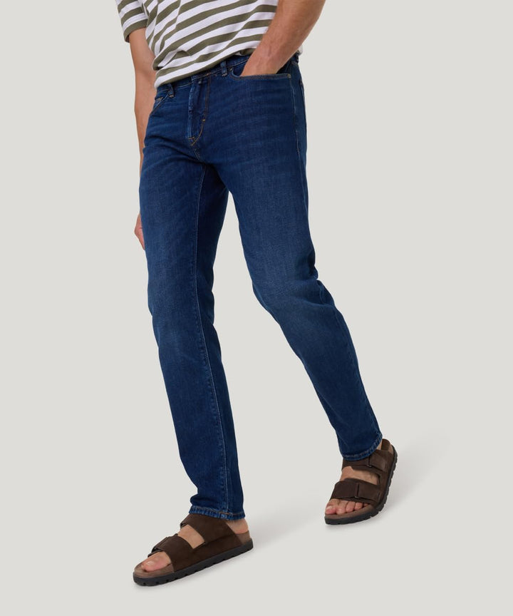 Pierre Cardin Herren Jeans Dijon | Männer Hose | Comfort Fit | Used Washed 30W / 30L Ocean Blue Fash