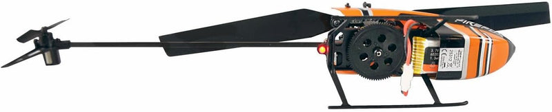 Amewi 25312 AFX4 Single-Rotor Helikopter 4-Kanal 6G RTF 2,4GHz RC Hubschrauber, Schwarz-orange