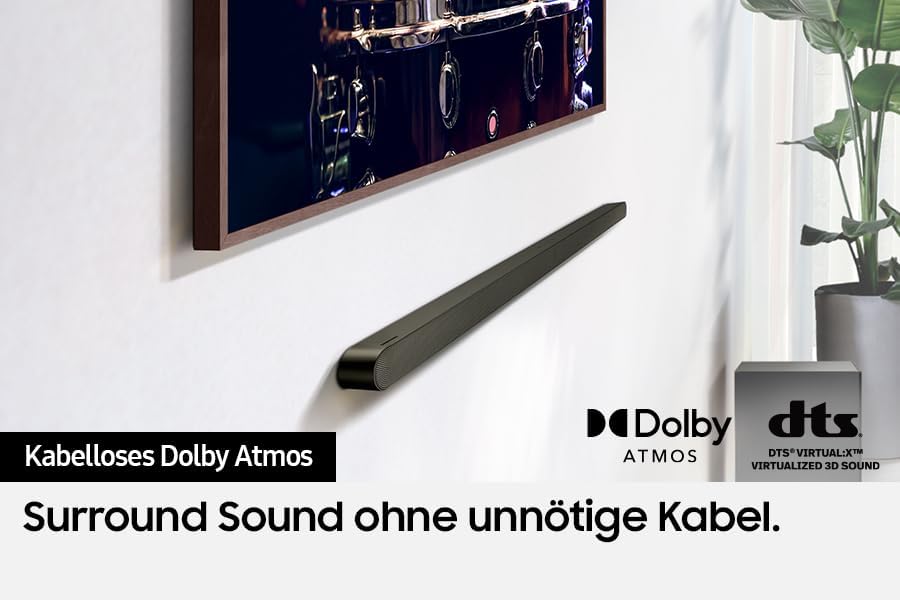 Samsung HW-S710GD 3.1-Kanal Ultra Slim Soundbar für TV-Geräte, Bluetooth-Lautsprecher mit ultraschla
