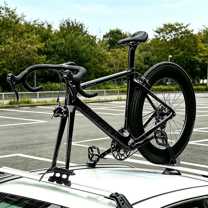 2 Stück Fahrrad Dachträger Gabelhalterung, Aluminiumlegierung Gabelhalterung Steckachse, Fahrrad Vor