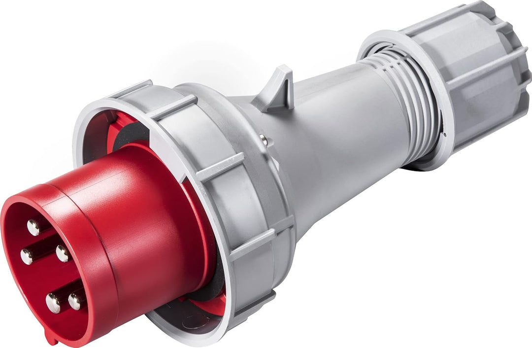 Sirox 830.356 CEE-Stecker IP 67, 5-polig, 400 V, 6 h Stromstärke 63 A, vernickelte Kontakte ja, Pilo