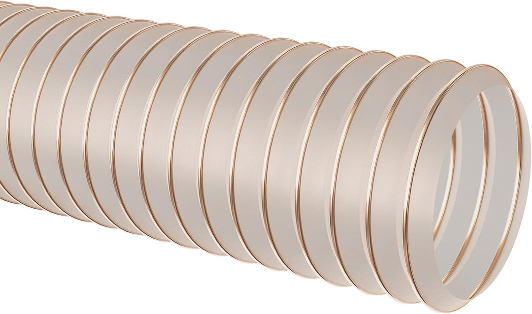 AWM Absaugschlauch Ø 40 mm transparent 0,4 mm Absauganlage Spiralschlauch schwer entflammbar Flexsch