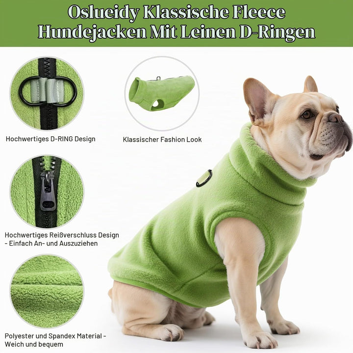 Hundemantel Fleece Hunde Jacken Hund warme Mäntel Winter Haustier Kleidung Hoodies Pullover Jumpsuit