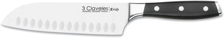 Claveles 28007 Set Küchenmesser, Silber Gemüsemesser, Set mit 3 Messern Toledo, Gemüsemesser, Set mi