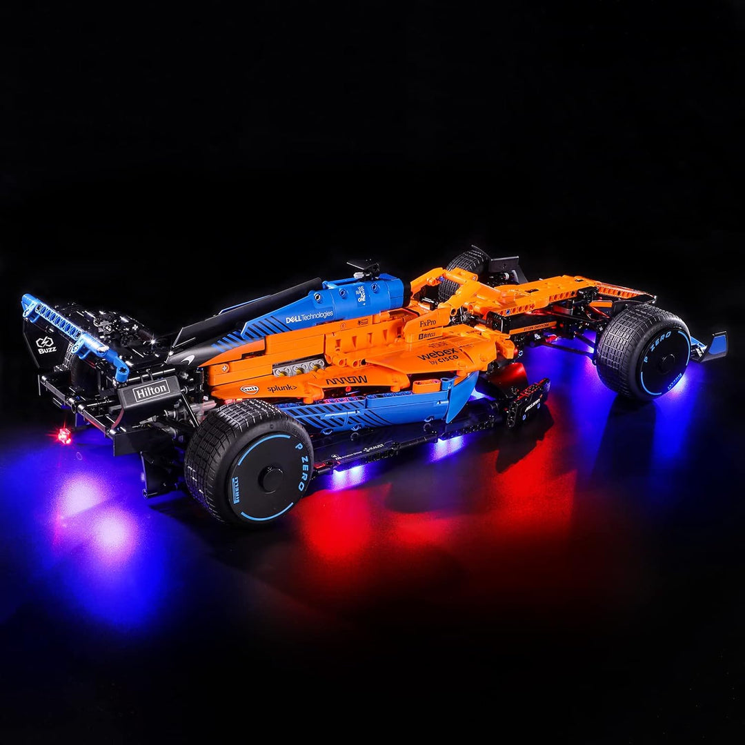 YEABRICKS LED Licht für Lego-42141 Technic McLaren Formula 1 Race Car Bausteine Modell (Lego Set Nic