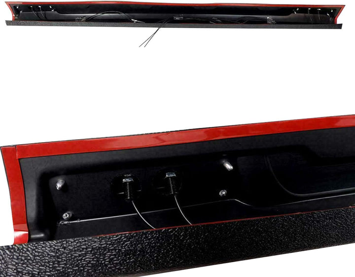 JHCHAN Ladekantenschutz Stossstangenschutz mit LED für Ford Ranger 2012-2022 T6 T7 T8 XL XLT Limited