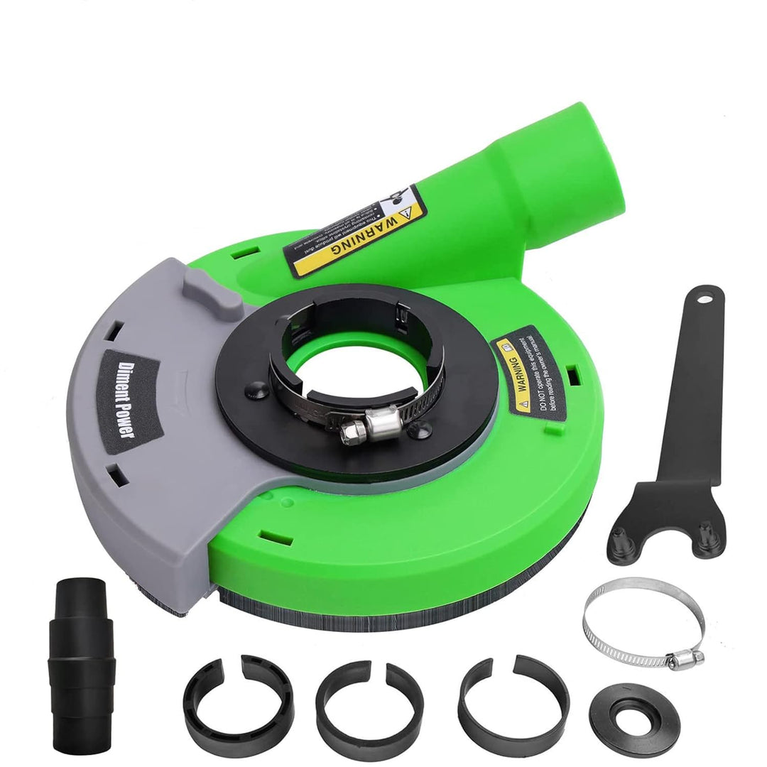 Diment Power Universal Absaughaube für Winkelschleifer mit Bürstenkranz 115/125