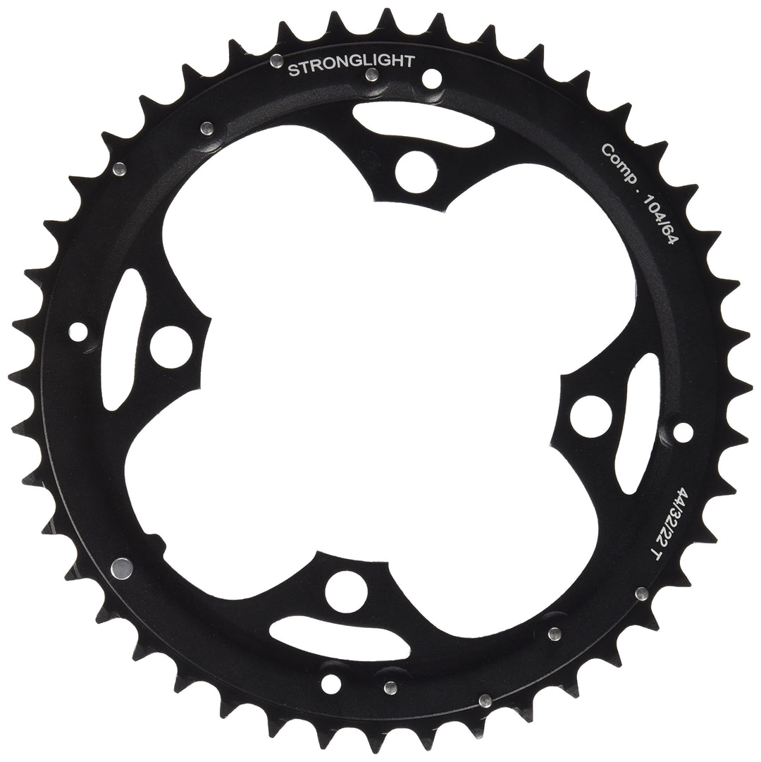 Stronglight Unisex – Erwachsene Kettenblatt MTB 104/64 XCE, Schwarz, 44