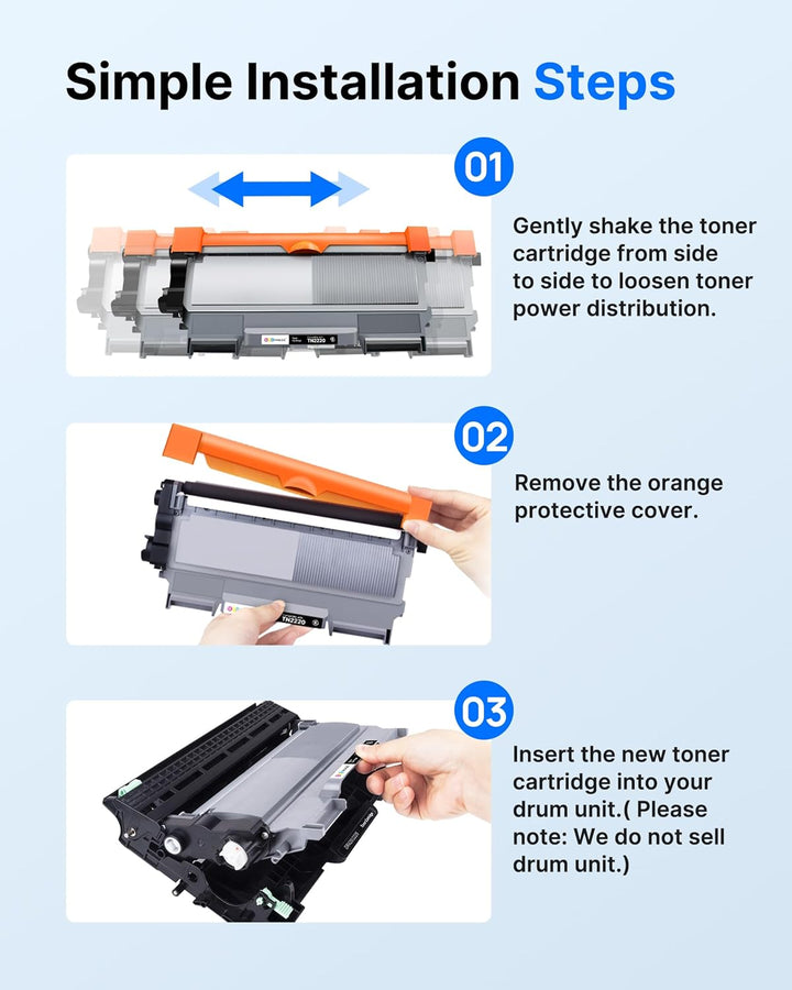 GPC IMAGE TN2220 TN 2220 Toner Kompatible für Brother TN-2010 TN-2220 TN2010 für Brother MFC-7360N H