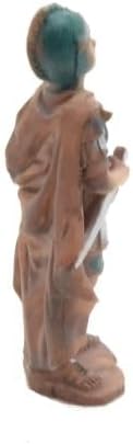 Krippenfigur, römische Generalfigur, Soldatenfigur, Krippenzubehör, Gladiator, Harzfigur, 10 cm