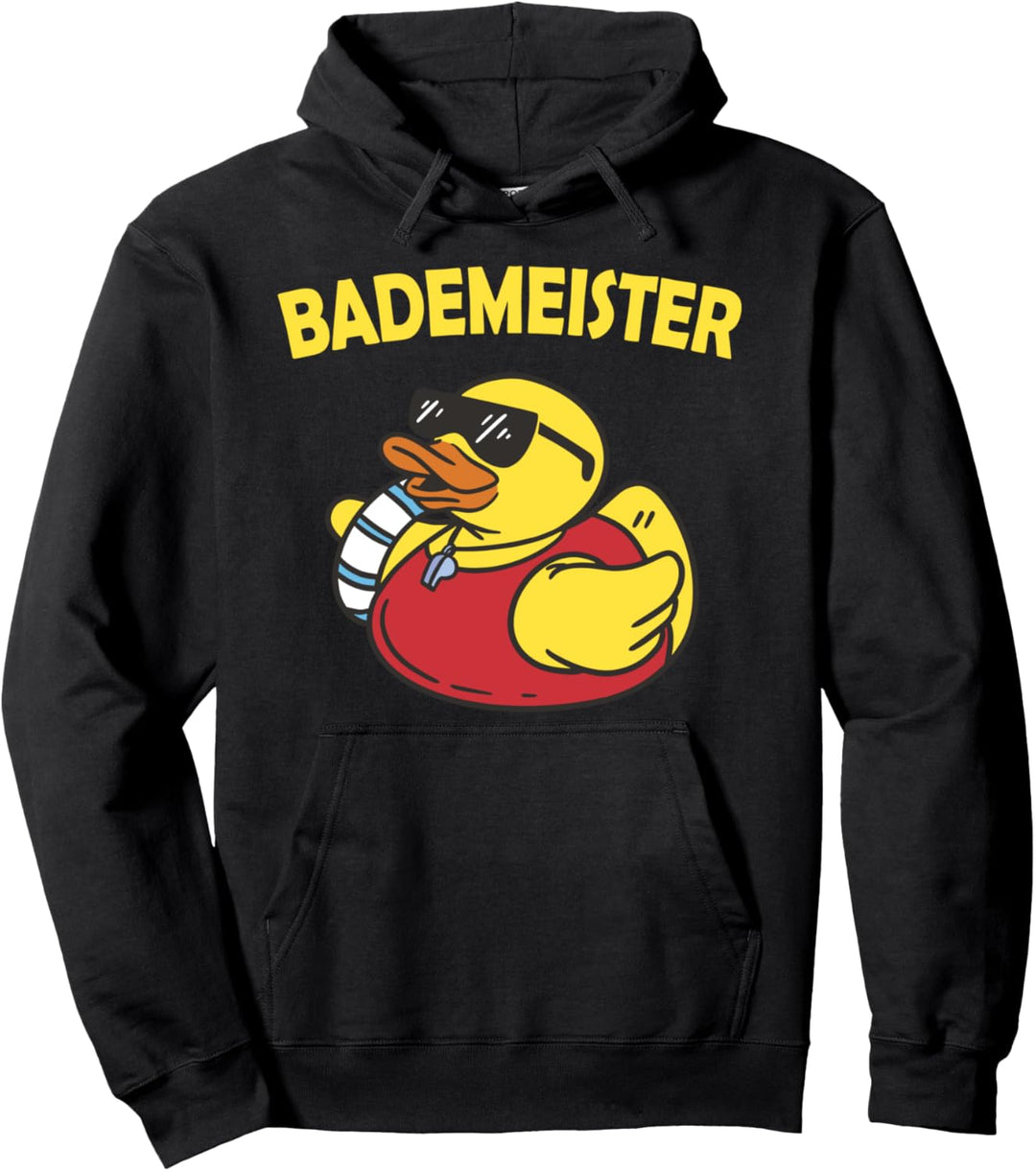 Schwimmbad Baden Bademeister Schwimmer Rettungsring Geschenk Pullover Hoodie