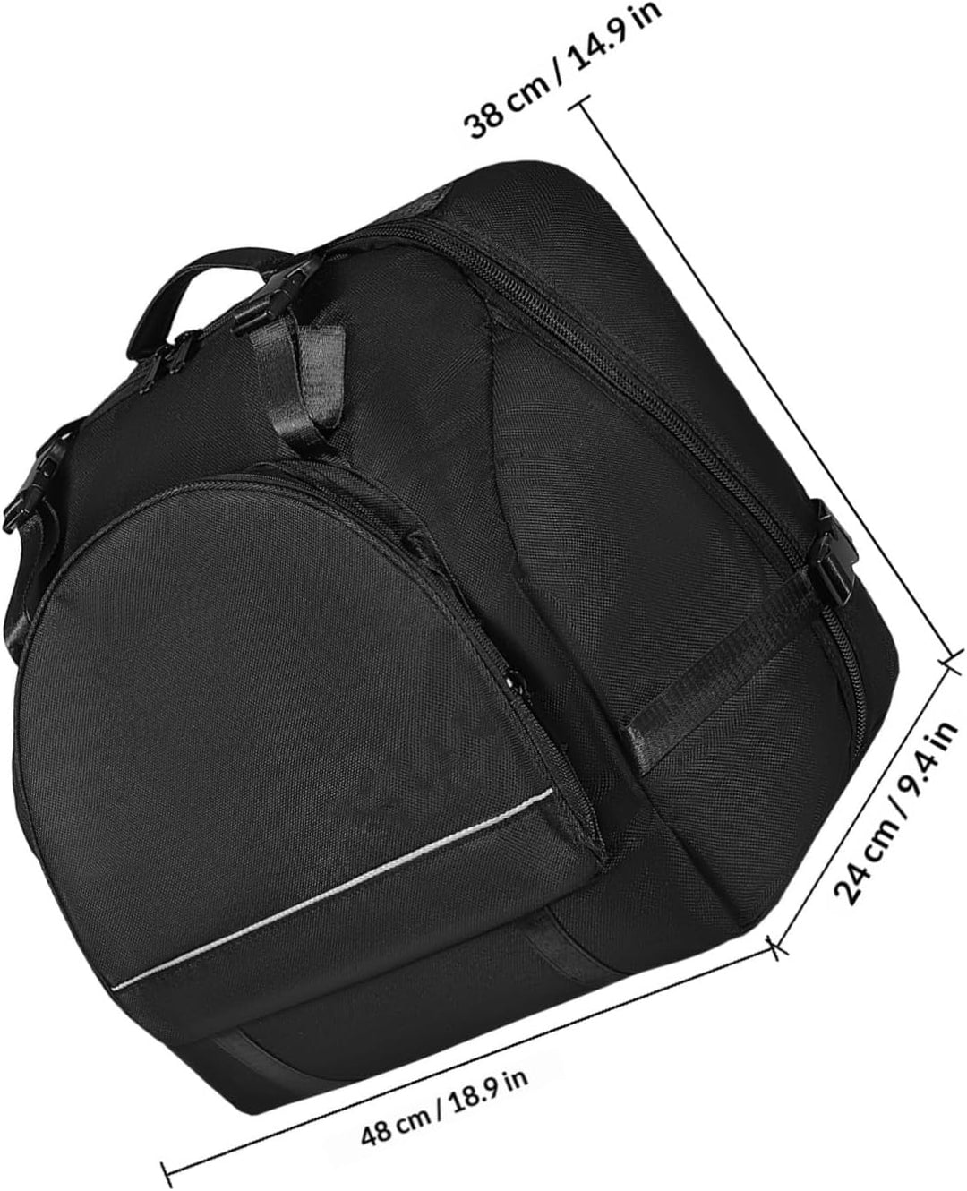 Akkordeon Rucksack Grosse Kapazität Schwarz für 48/60/72 Bässe