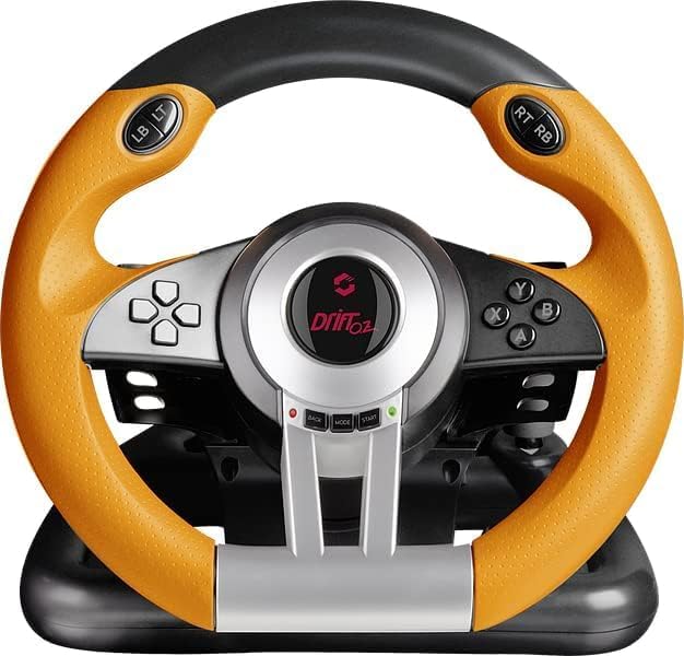 Speedlink DRIFT O.Z. Racing Wheel - USB Gaming Lenkrad für PC/Computer, PC Lenkrad mit Pedalen und S