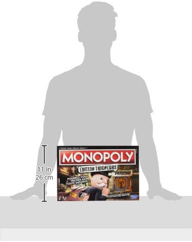 Monopoly Dreiecks, Gesellschaftsspiel, Brettspiel für die Familie, französische Version, ab 8 Jahren