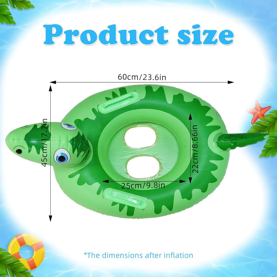 Booaee Baby Schwimmring,Aufblasbarer Schwimmring Baby Schwimmhilfe mit Schwimmsitz Baby Float Aufbla