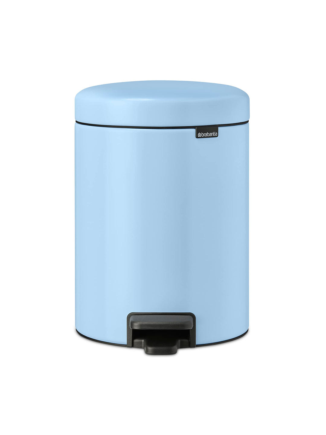 Brabantia - NewIcon Treteimer 5L - Kleiner Abfalleimer für Bad oder Toilette - Sanft Schliessender D
