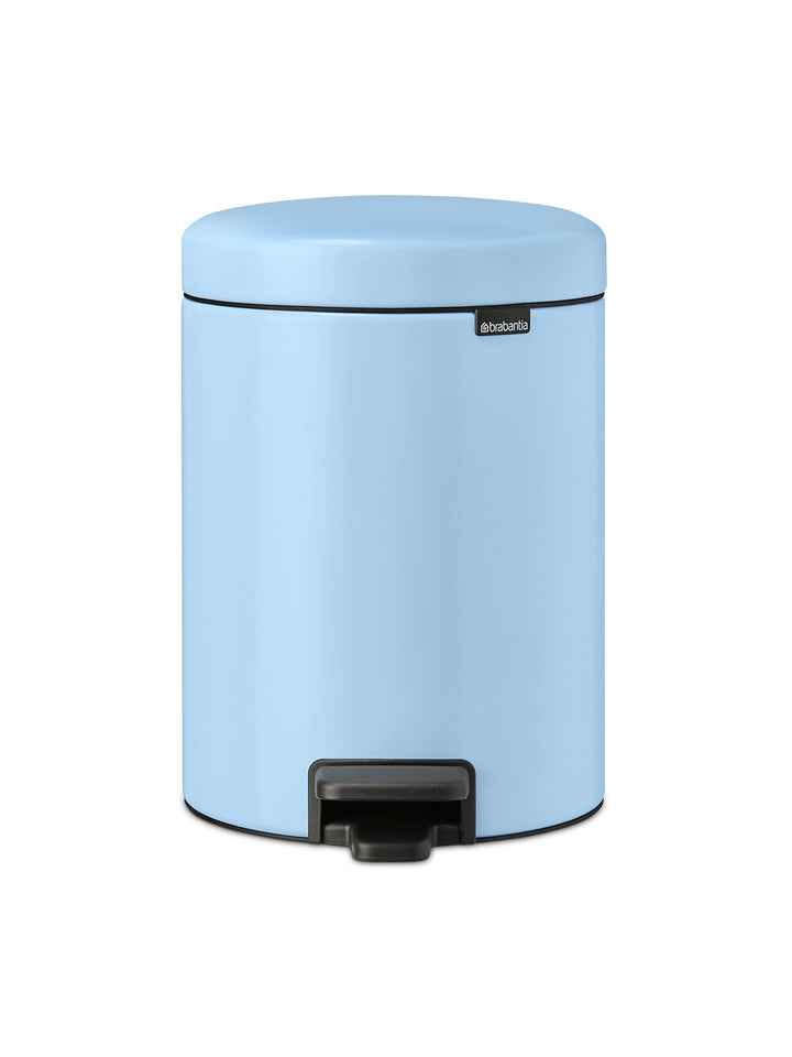 Brabantia - NewIcon Treteimer 5L - Kleiner Abfalleimer für Bad oder Toilette - Sanft Schliessender D
