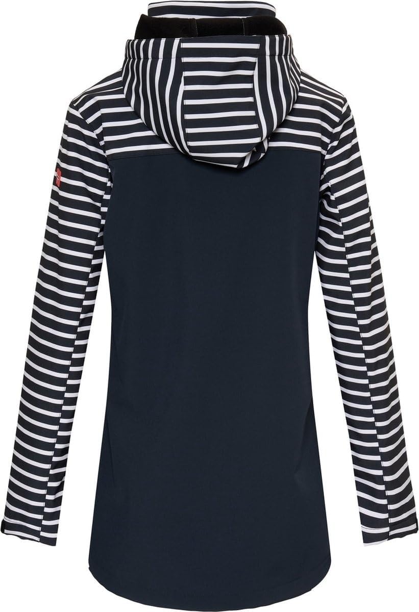 Nordberg Maddy - Softshell Outdoor Sommerjacke Damen - Navy Stripe - Grösse M