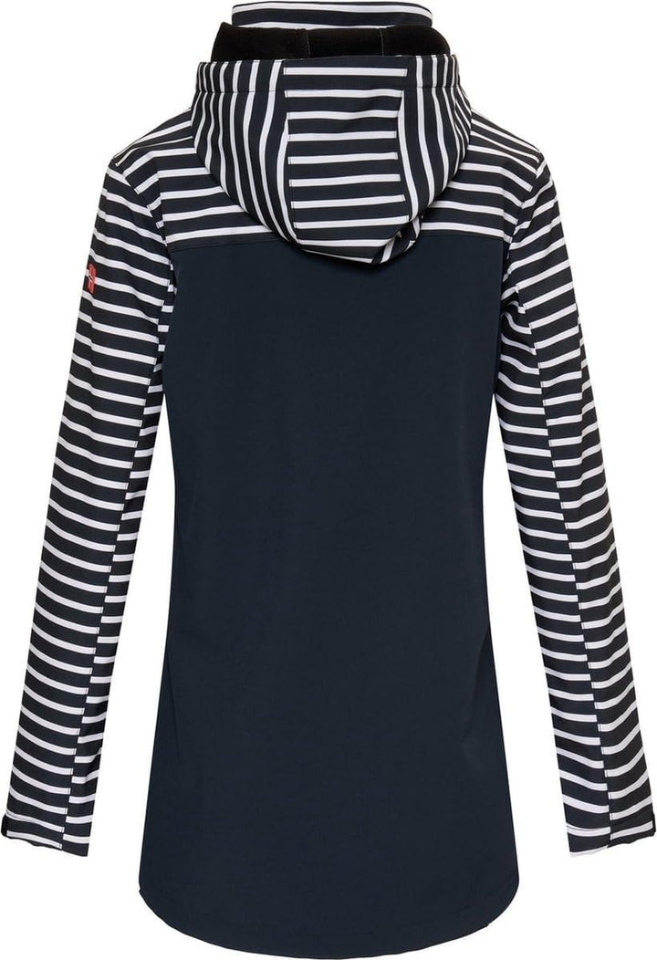 Nordberg Maddy - Softshell Outdoor Sommerjacke Damen - Navy Stripe - Grösse M