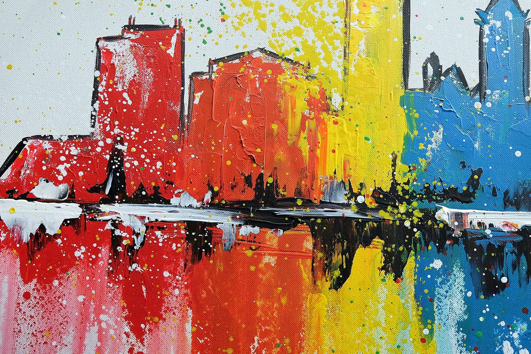 Monica Mirafiori I 100% HANDGEMALT I Gemälde Lipsk I 100x50cm | Gemälde Handgemalt | Acrylgemälde |