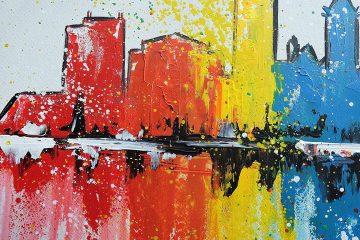 Monica Mirafiori I 100% HANDGEMALT I Gemälde Lipsk I 100x50cm | Gemälde Handgemalt | Acrylgemälde |