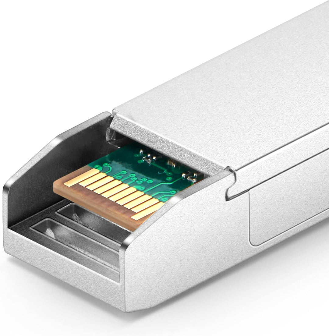 EIN Paar 10G SFP+ Bidi-Transceiver, 10GBase-BIDI 1270 nm/1330 nm SMF, bis zu 10 km, kompatibel mit C