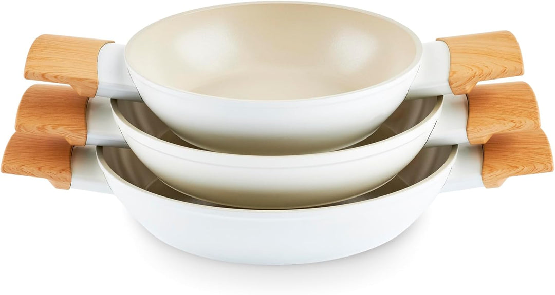 KARACA Schalenset Schweizer Mandeln 6 teilig für Snacks und Nüsse Creme Mandelförmig Flach, Elegante