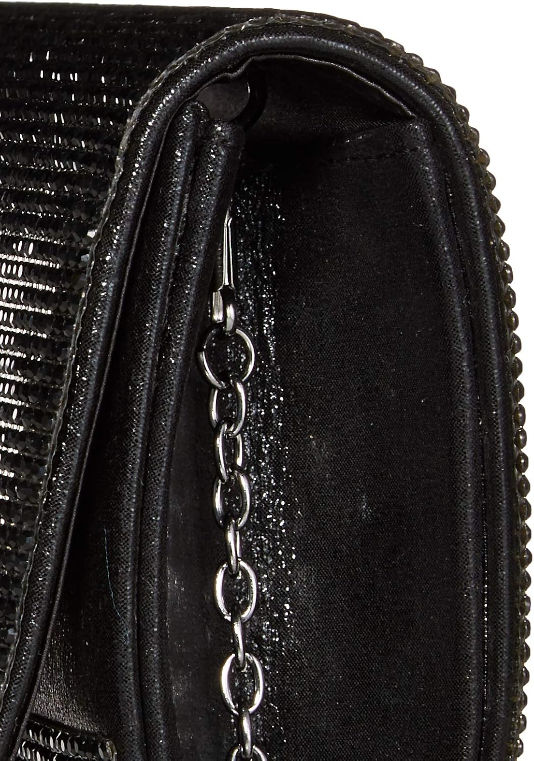 Jessica McClintock Damen Alexis Sparkle and Shine Clutch, Einheitsgrösse Schwarz, Schwarz