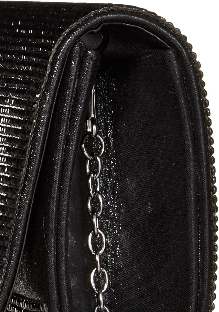 Jessica McClintock Damen Alexis Sparkle and Shine Clutch, Einheitsgrösse Schwarz, Schwarz