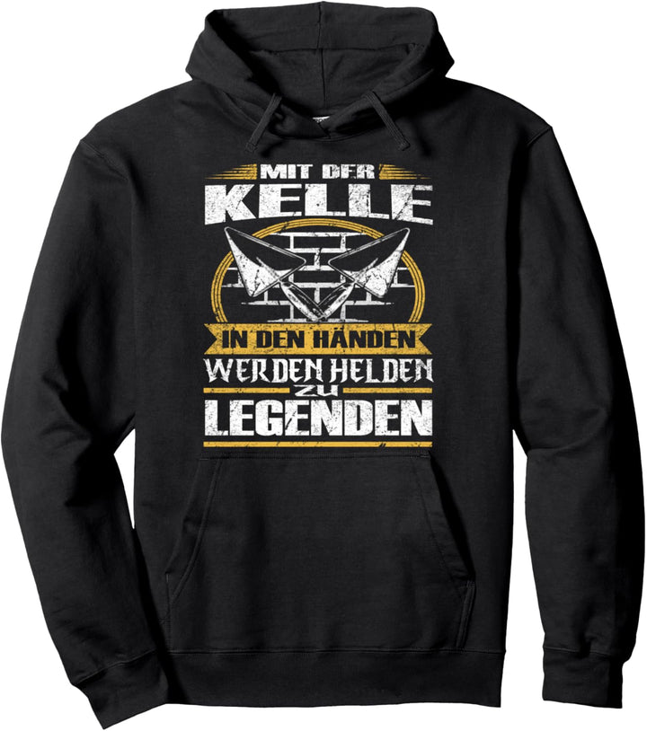 Lustige Maurer Sprüche Maurermeister Pullover Hoodie
