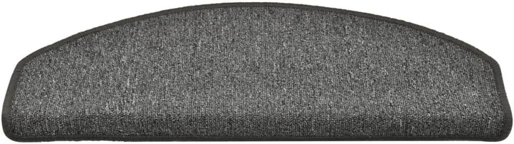 homiuse Treppenmatten 15 STK. Dunkelgrau 65x24x4 cm Treppenstufen Matten Modern Stufenteppich Treppe
