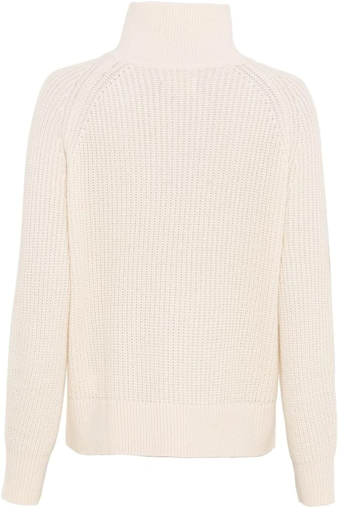 camel active Damen Stricktroyer mit Wollanteil XS Beige-weiss, XS Beige-weiss