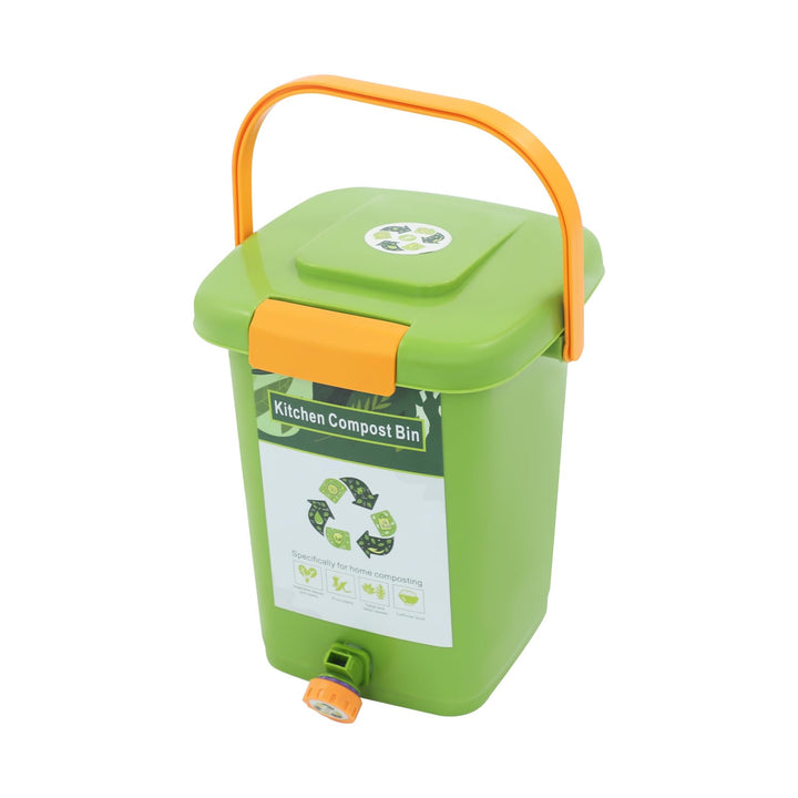 Kompostbehälter 10 L Mit Hahn Und Filter, Geruchsdicht Für Küche &amp; Balkon