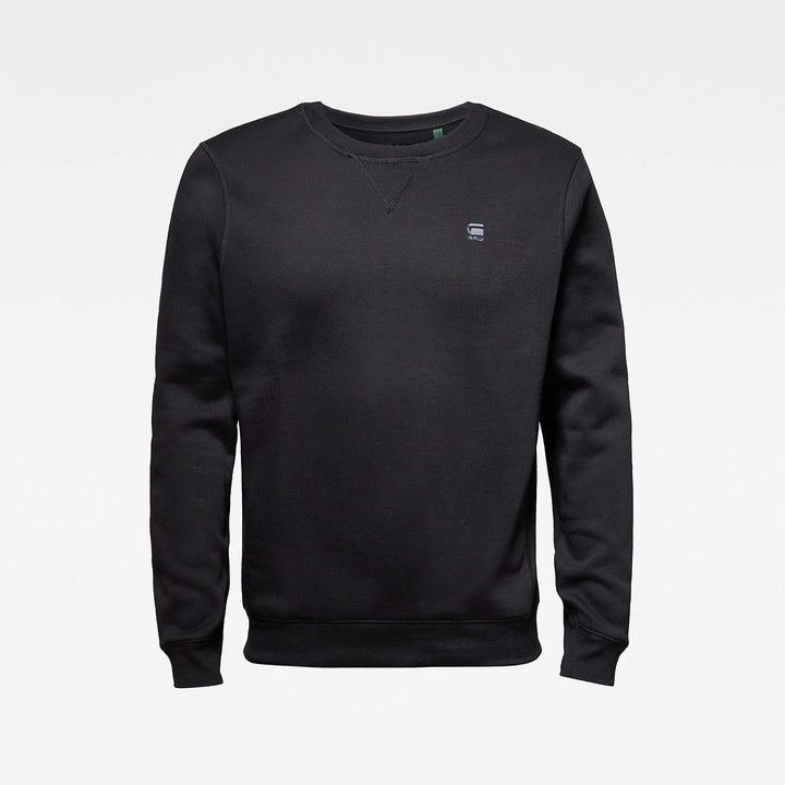 G-STAR RAW Herren Premium Core R Sw Ls Sweatshirt XS Schwarz (Dk Black D16917-c235-6484), XS Schwarz