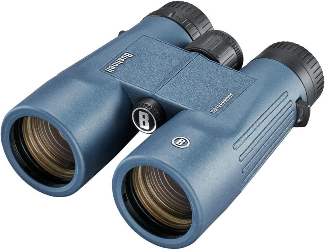 Buhsnell - H2O 2 - Fernglas - 8x42 Dunkelblaues - Dachkant - Vollvergütet - Wasserdicht/Beschlagfrei