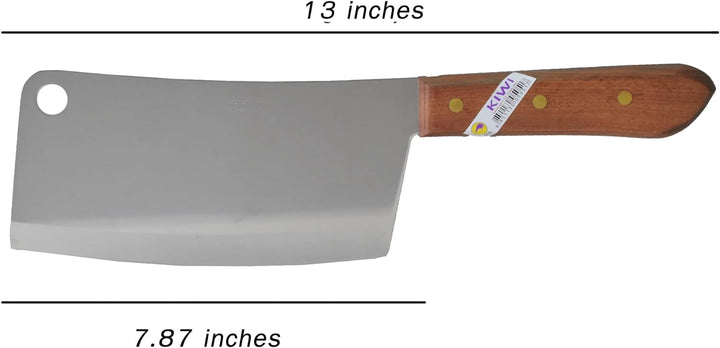 Kiwi Edelstahl Hackmesser 34,5cm Küchenmesser Messer Thailand Hackbeil