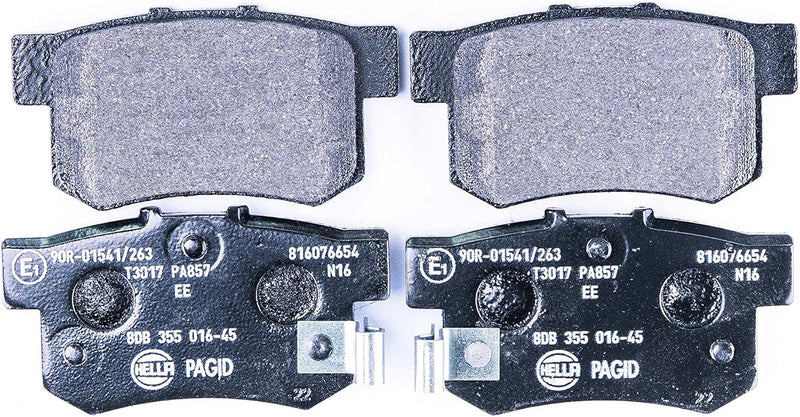 HELLA PAGID 8DB 355 016-451 Bremsbelagsatz - T3017 - Dicke/Stärke: 14.6mm - Bremssystem: Akebono - m