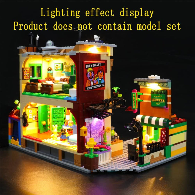 GEAMENT LED Licht-Set Kompatibel mit Lego 123 Sesame Street - Beleuchtungsset für Ideas 21324 Baumod