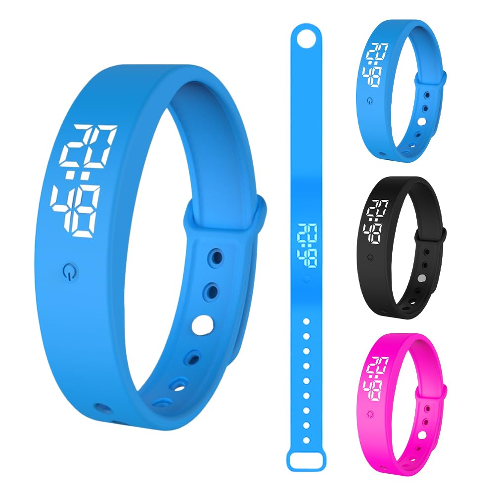 Vibrationswecker Armband, Vibrationsalarm Erinnerung Uhr, Armband Wecker Vibration mit Timer, Trinke
