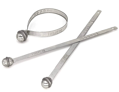 100 Plomben aus Metall von HIMEN | fortlaufend nummeriert | BMS-215F | Verschluss | Container | Seal
